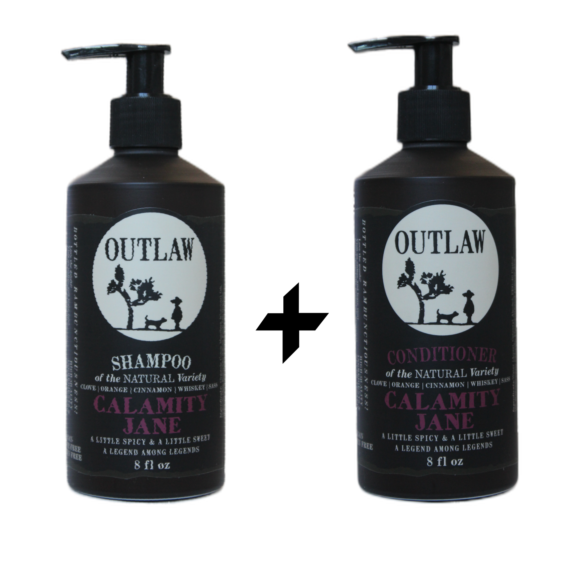 Calamity Jane Natural Shampoo and Conditioner - Two Pack