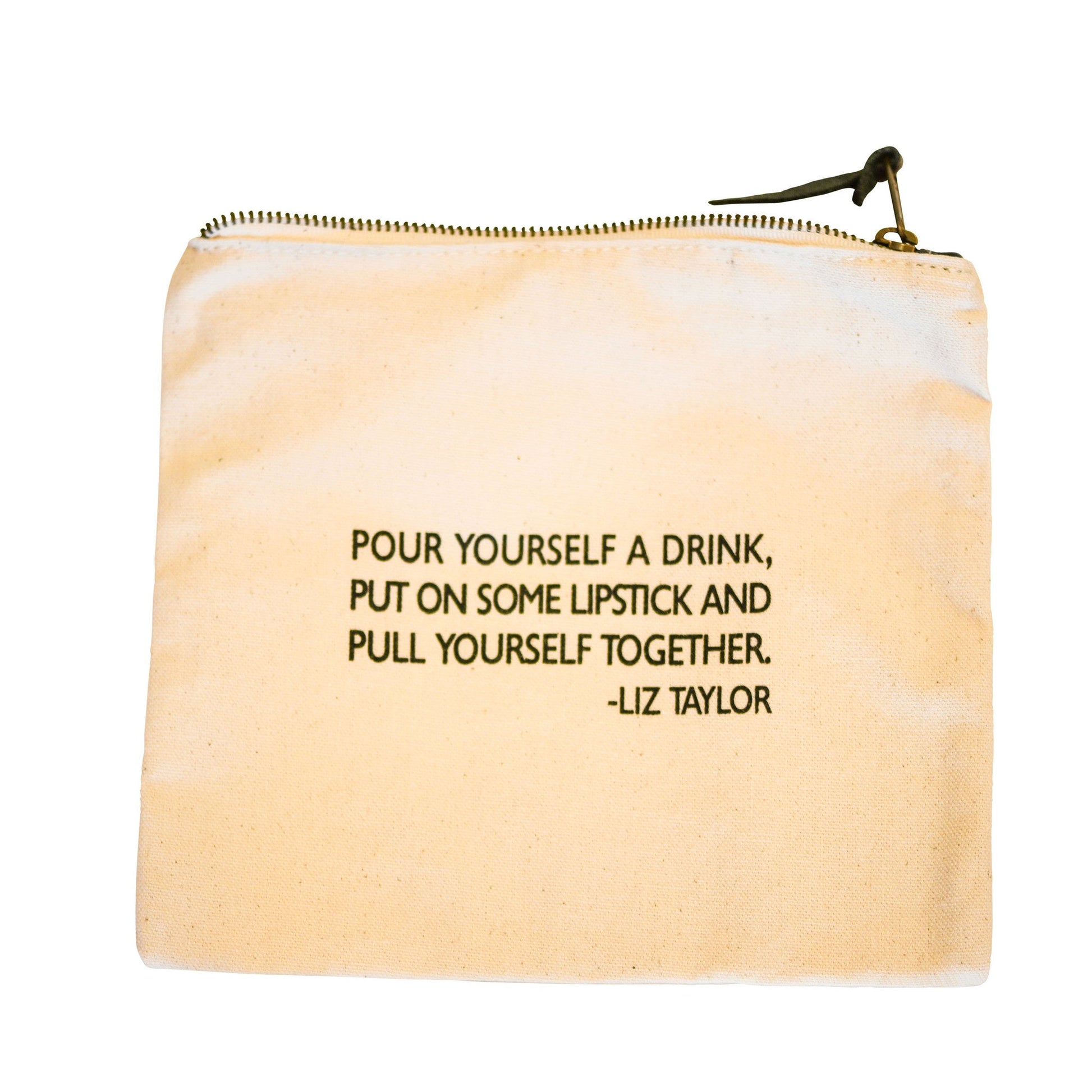 Canvas Makeup Bag  - Liz Taylor