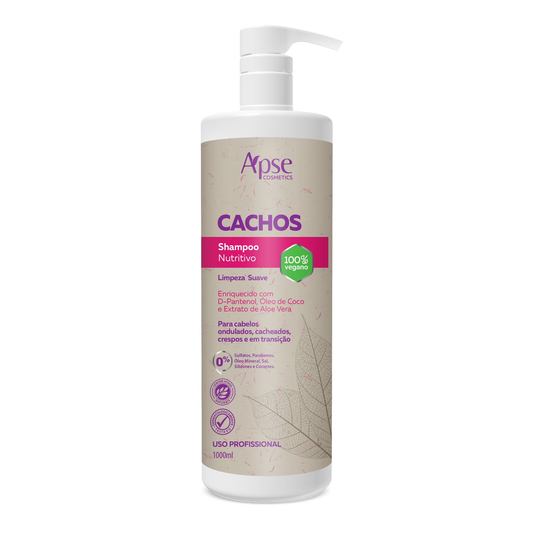 Apse Cosmetics - Nutritive Curls Shampoo 33.8 fl oz